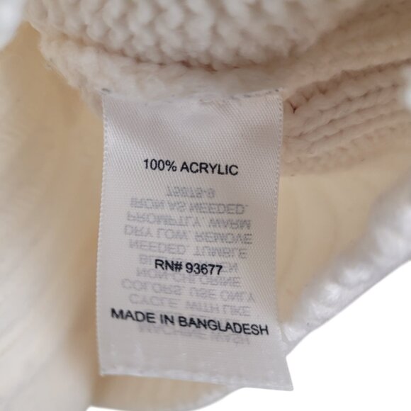 Chunky Knit Button Up Cardigan St Johns Bay size small - Picture 6 of 8